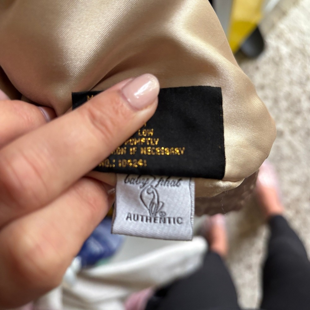 Baby Phat Women's 2X‎ Champagne Bomber Jacket Embroidered Logo Y2K - Picture 7 of 16